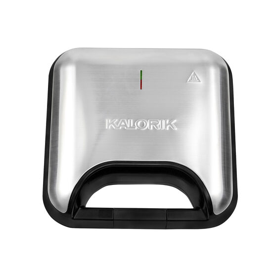 Kalorik 4-in-1 Sandwich Maker, Stainless Steel and Black, , on-hover image number null