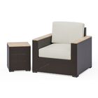Palm Springs 2Pc Outdoor Set, BROWN, hi-res image number null