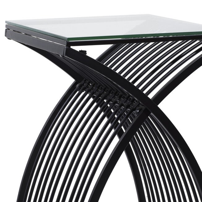 Set Of 3 Black Metal Eclectic Outdoor Seating Set, , alternate image number null