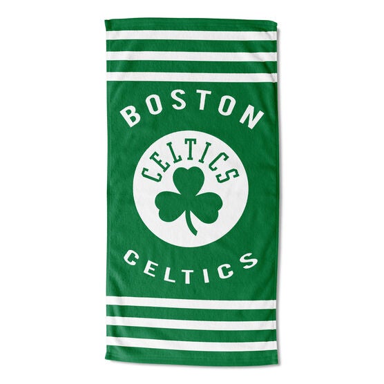 Celtics Stripes Beach Towel, MULTI, hi-res image number null