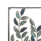 Set Of 2 Black Metal Traditional Floral Wall Decor, , alternate image number null