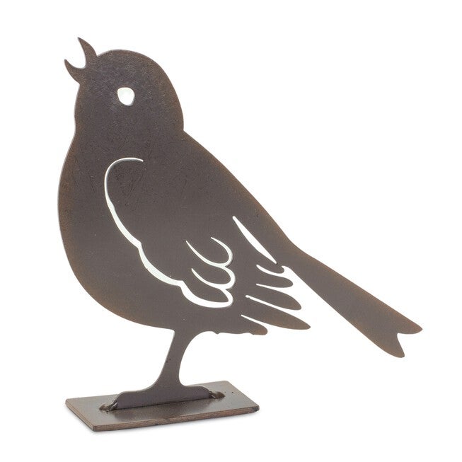 Bird (Set of 4) 4 inchesH, 5.5 inchesH Metal, BROWN, alternate image number 3