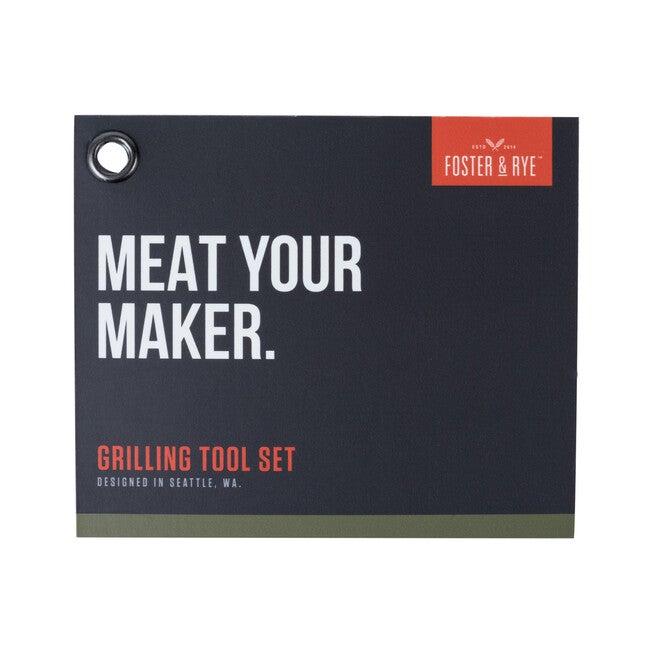 Canvas Roll-Up Grilling Tool Set, , alternate image number null