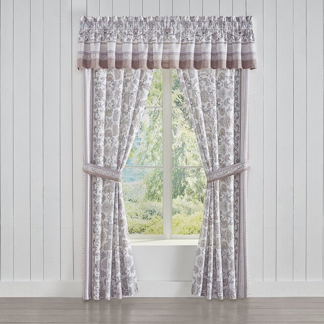 Chelsea Grey 84 Inch Window Panel Pair, GRAY, alternate image number null