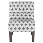 Block Paisley Armless Chair, , on-hover image number null
