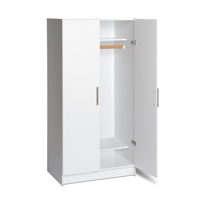Elite 32 inches Wardrobe Cabinet, White, , on-hover image number null