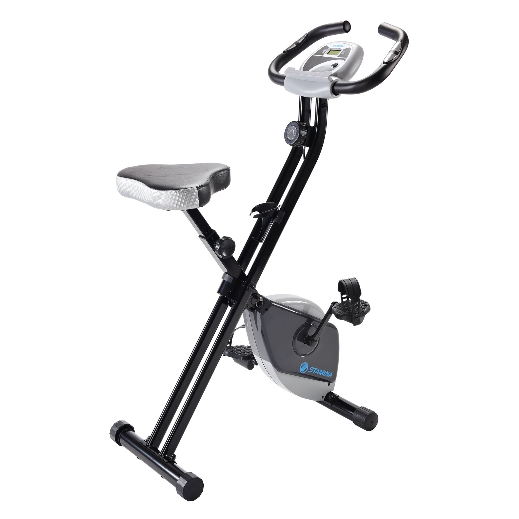 Stamina Cardio Folding Exercise Bike With Heart Rate Sensors for sale online 