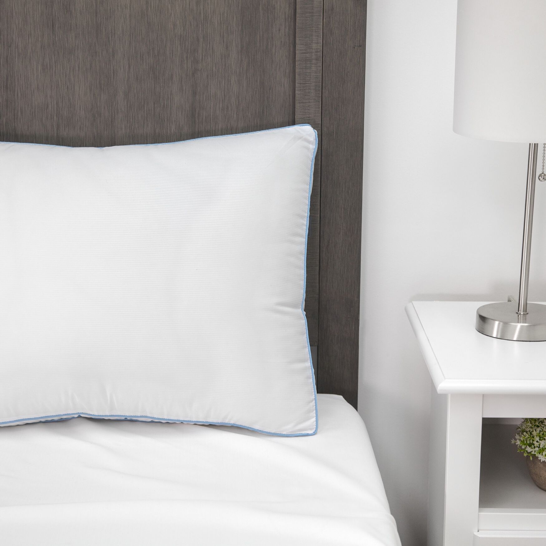 Simple SensorPEDIC SofLOFT Extra Firm Density Pillow 2 Pack White Brylane Home