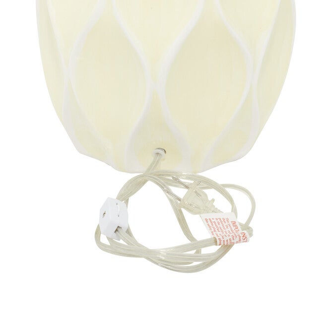 White Stone Traditional Table Lamp, , alternate image number null
