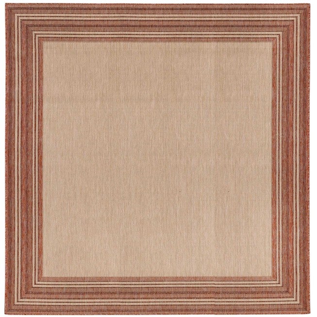 Liora Manne Carmel Multi Border Indoor/Outdoor Rug Green 23 inchesX7 feet 6 inches, , alternate image number null