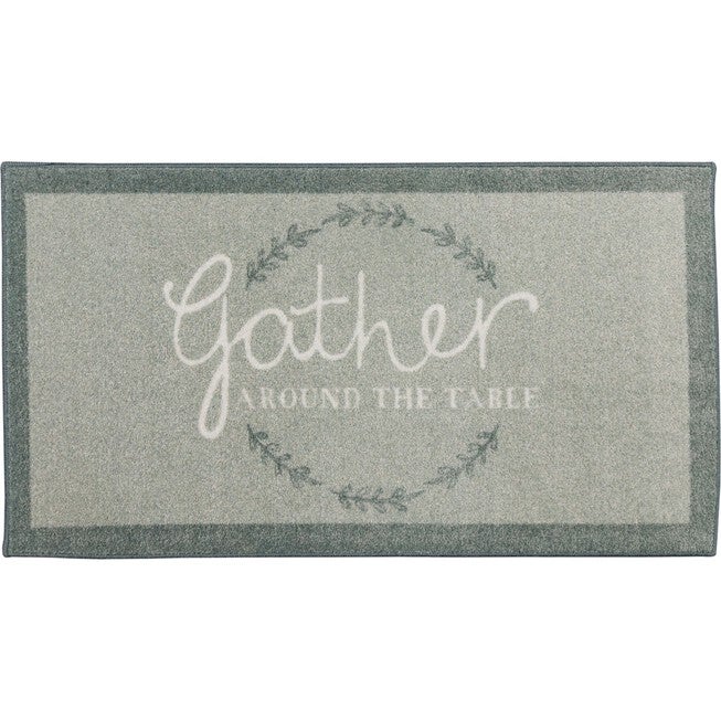 Simple Gather Table Grey Kitchen Rug, 4495950 | Brylane Home