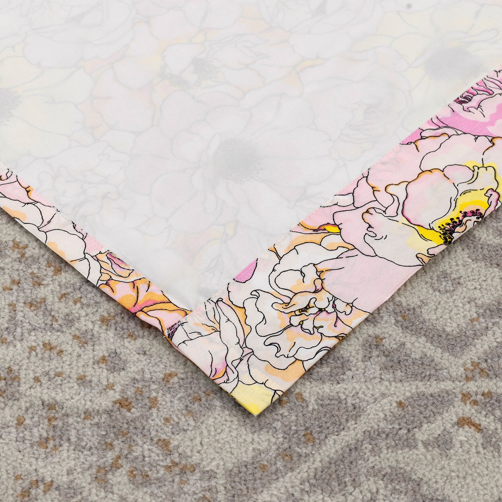 Misty Bloom Window Treatment Valance Curtains, , alternate image number 5