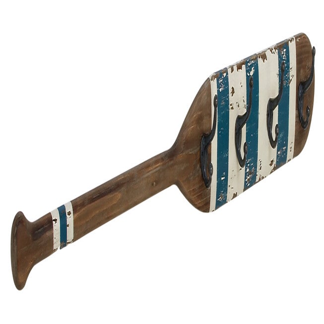 Brown Wood Coastal Wall Hooks Wall Hook, , alternate image number null