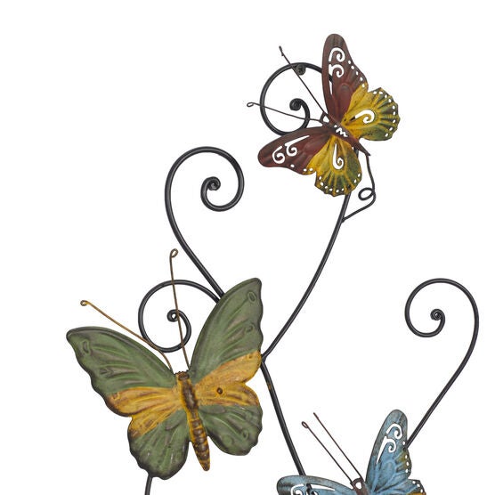 Multi Colored Metal Eclectic Wall Decor, , alternate image number null