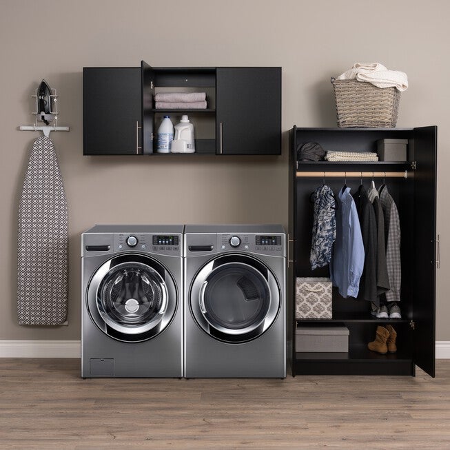 Black Elite 86 inches Storage set E - 2 pc, BLACK, hi-res image number null