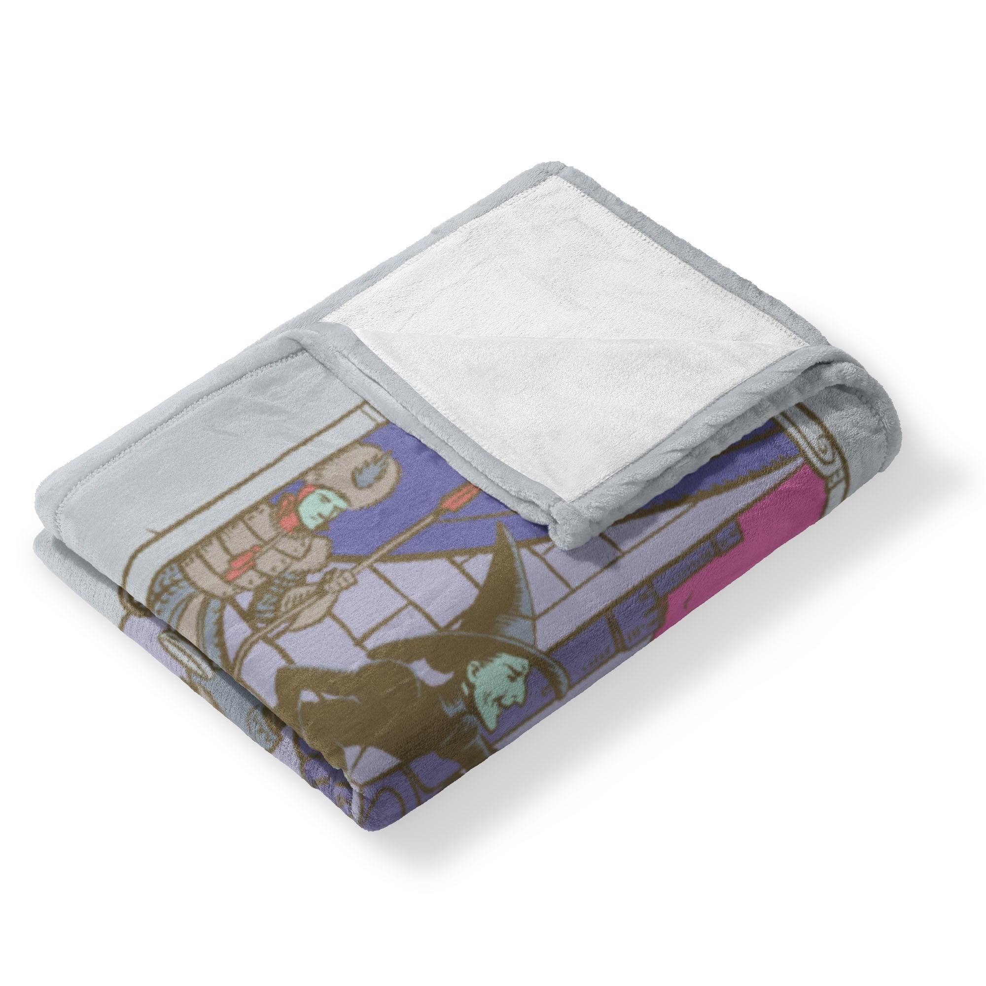 Warner Bros. The Wizard of Oz Wicked Witch Silk Touch Throw Blanket 50x60 Inches, GRAY, alternate image number 3