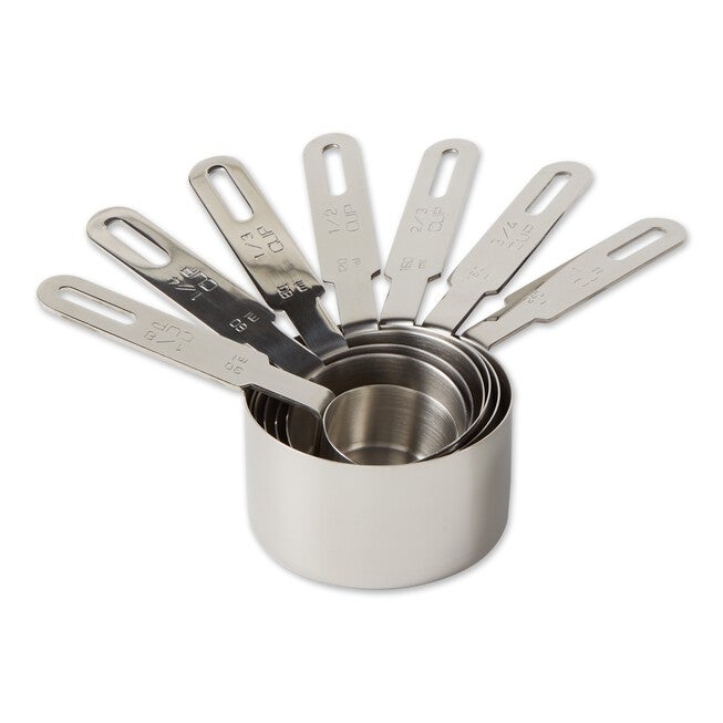 Measuring Cups Stainless Steel, Set 7, GRAY, hi-res image number null