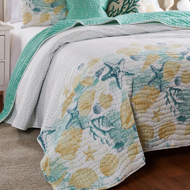 Grand Bahama Quilt and Pillow Sham Set, , alternate image number null
