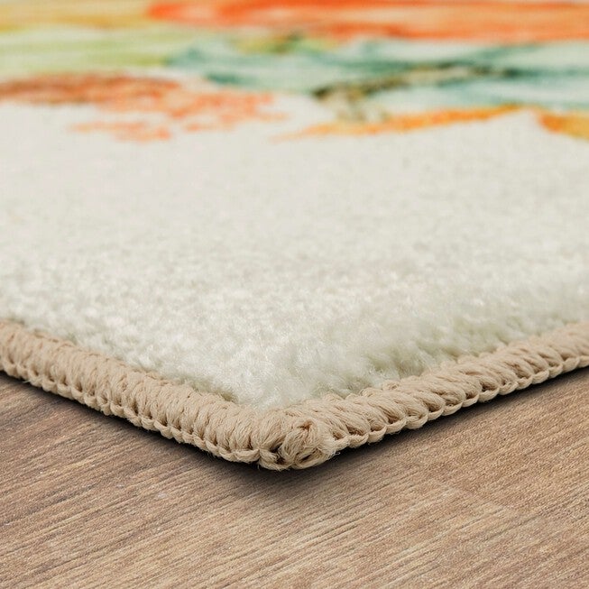 Fall Pumpkins Vintage Kitchen Rug, , on-hover image number null