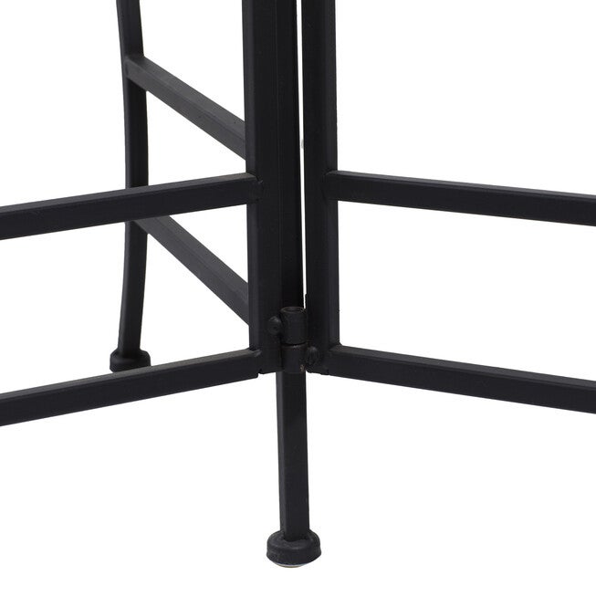 3-Tier Black Metal Traditional Plant Stand, , alternate image number null