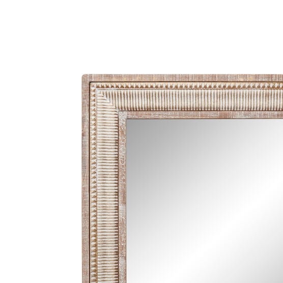 Brown Farmhouse Metal Wall Mirror, , alternate image number null