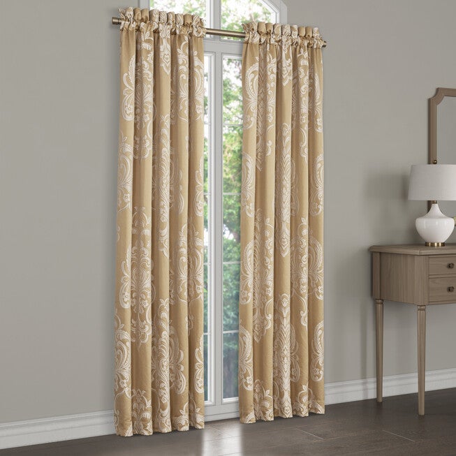 Potenza 84 Inch Window Panel Pair, GOLD, alternate image number null