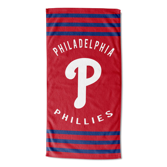 Phillies Stripes Beach Towel, MULTI, hi-res image number null