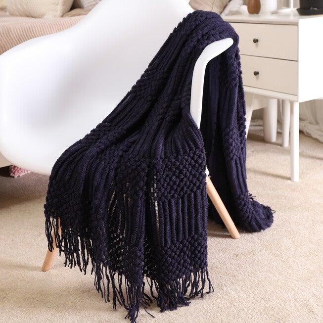 Patterned Throwa Affordable Battilo Home Solid Lightweight Knit Patterned Throws for ...