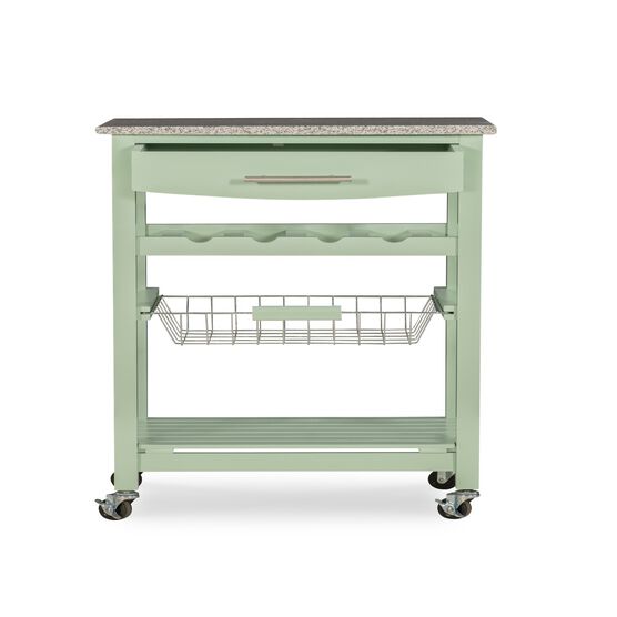 Kitchen Island Granite Top Green, , alternate image number null