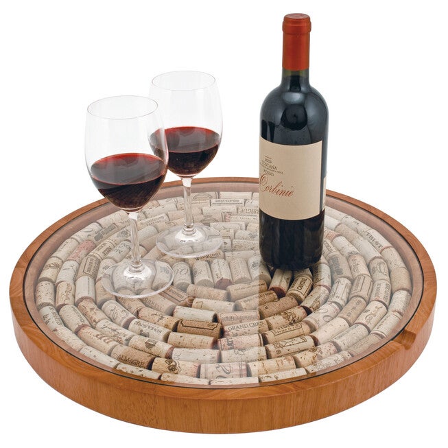 Lazy Susan Cork Display By True, , alternate image number null