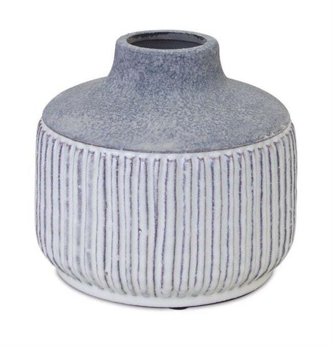 Vase 6.5 inchesD x 6 inchesH Terra Cotta, BROWN/BEIGE/GREY, hi-res image number 0
