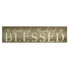 Grateful, Thankful, Blessed Wall Art, NEUTRAL, hi-res image number null