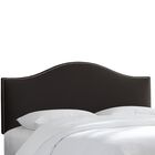 Microsuede Nail Button Headboard, , on-hover image number 1