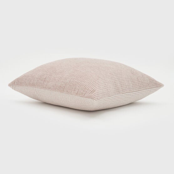 ELSA REVERSIBLE WOVEN STRIPES PILLOW 18X18, , alternate image number null