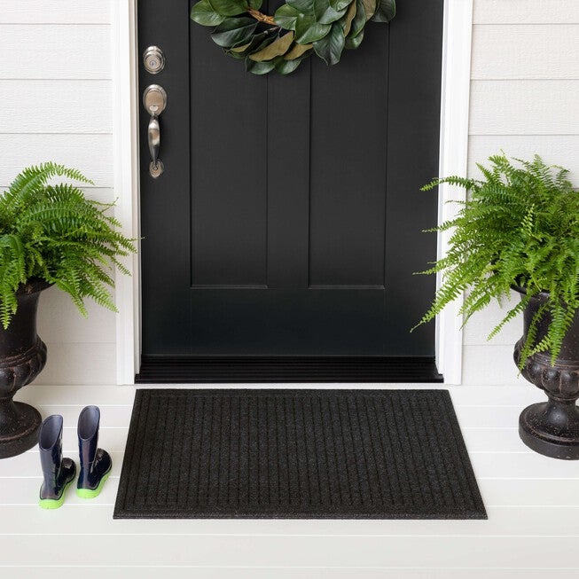 Waffle Grid Impression Door Mat, , alternate image number 4