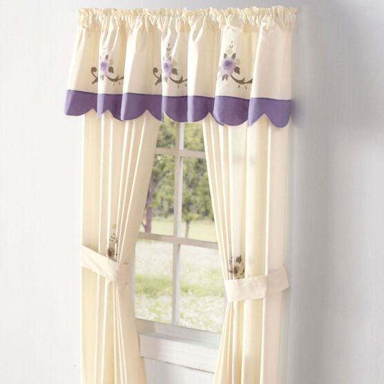Ava Embroidered Panel Set with Tiebacks, Ava Embroidered Panel Set with Tiebacks,
