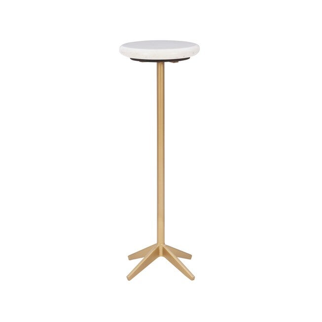 Ella Drink Side Table Accent Tables (Including End Tables), WHITE GOLD, hi-res image number null