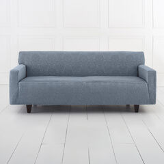 Slipcovers Throws Couch Sofa Covers Brylane Home Bh Studio Ikat Stretch Extra Long Sofa Slipcover