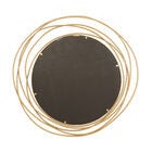 Gold Wood Contemporary Wall Mirror, , alternate image number null