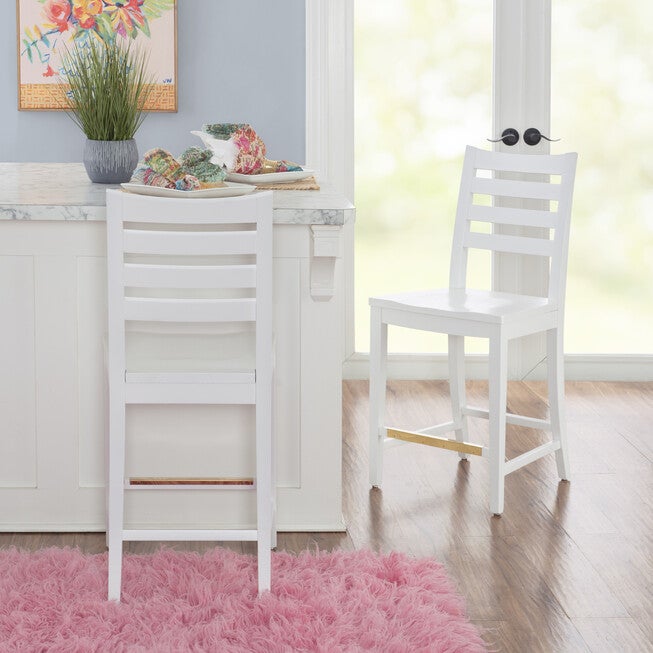 Flynn Counter Stool White Set of 2, , alternate image number 8