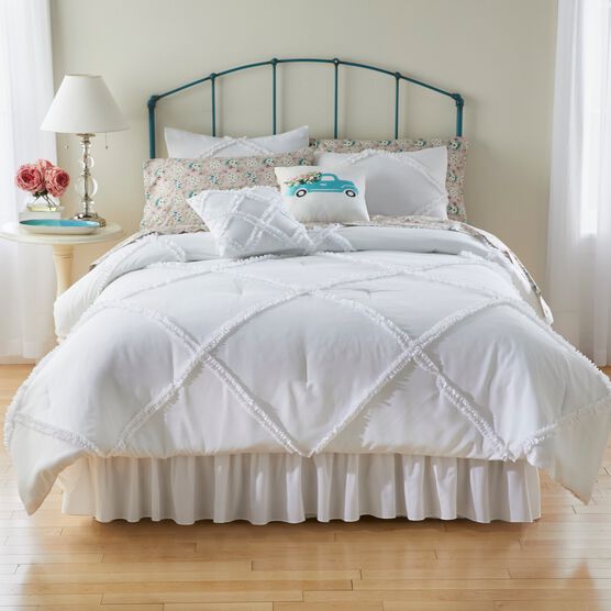 Laurie 5 Pc Ruffle Comforter Set Comforters Sets Brylane Home