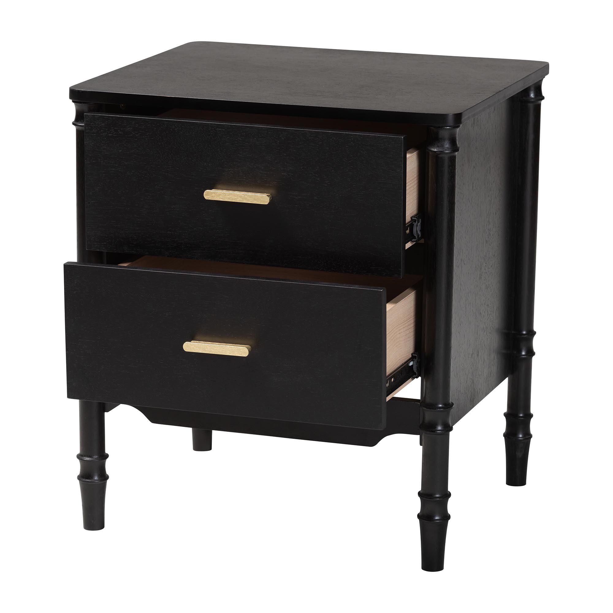 Marisela Nightstand, BLACK, alternate image number 2