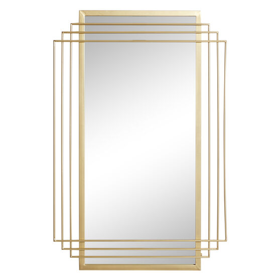 Cosmoliving By Cosmopolitan Gold Glam Wall Mirror, GOLD, hi-res image number null