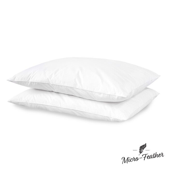 SensorPEDIC Micro-Feather Plush Pillows - 2 Pack, , alternate image number 5