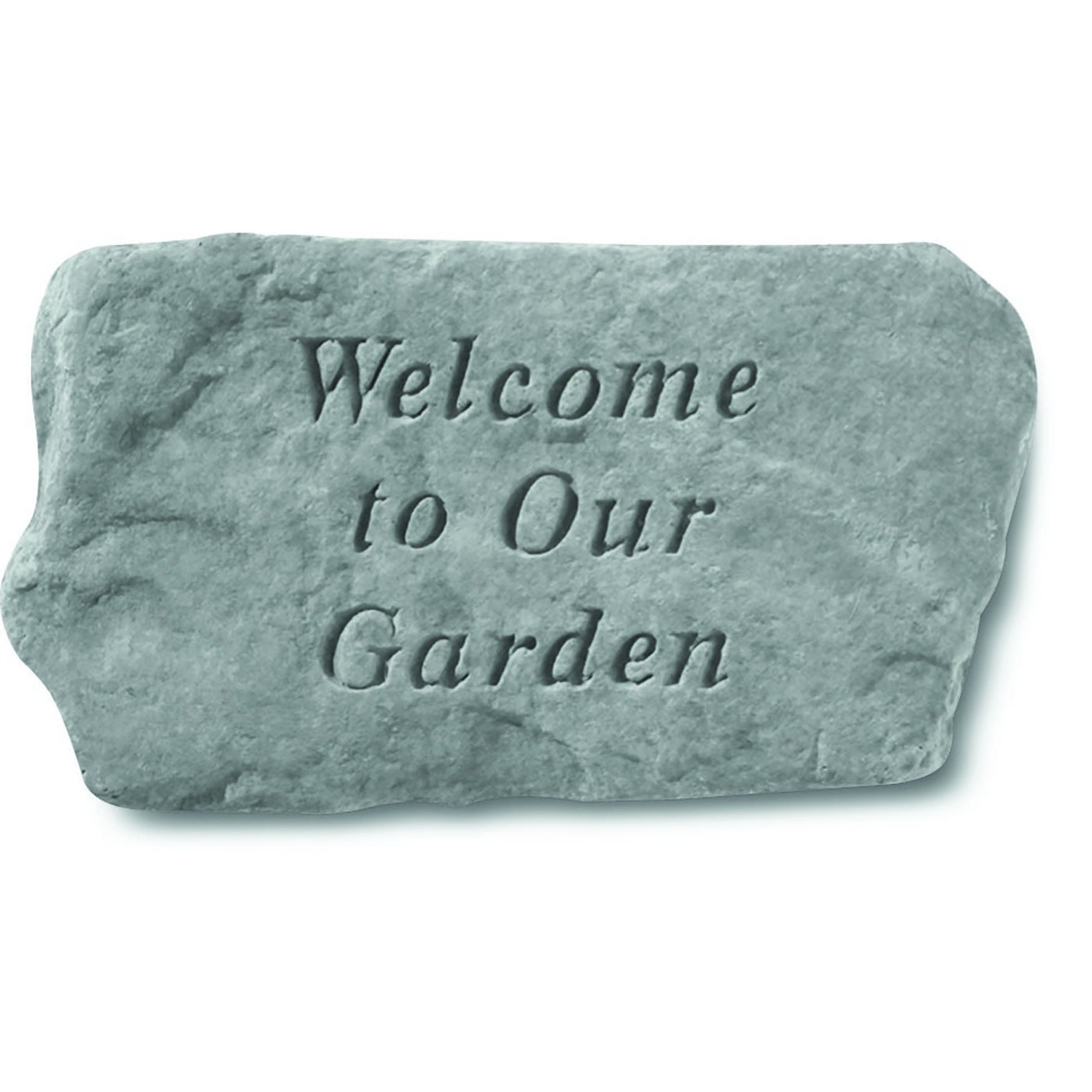 Welcome To Our Garden Accent Stone, GREY, hi-res image number 0
