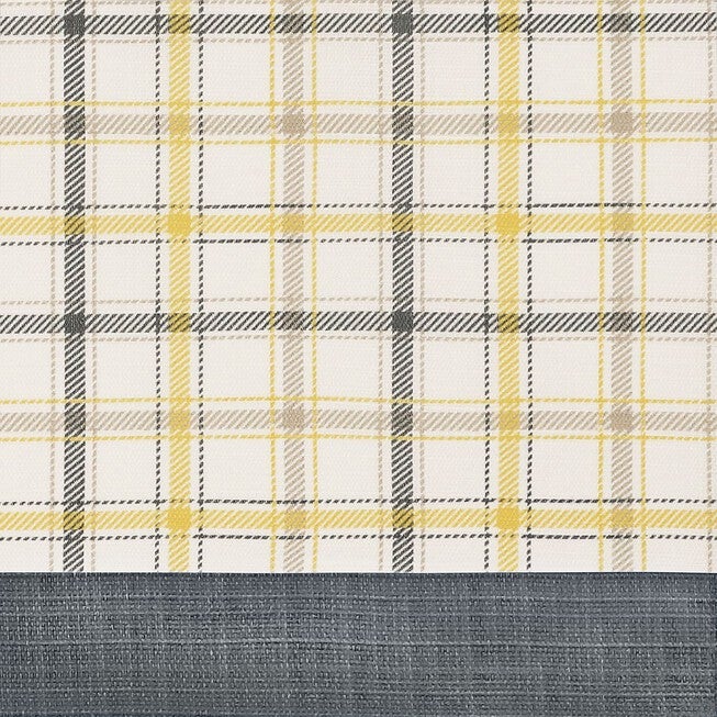 Tattersall Window Curtain Tier Pair and Valance Set - 58x24, , alternate image number null