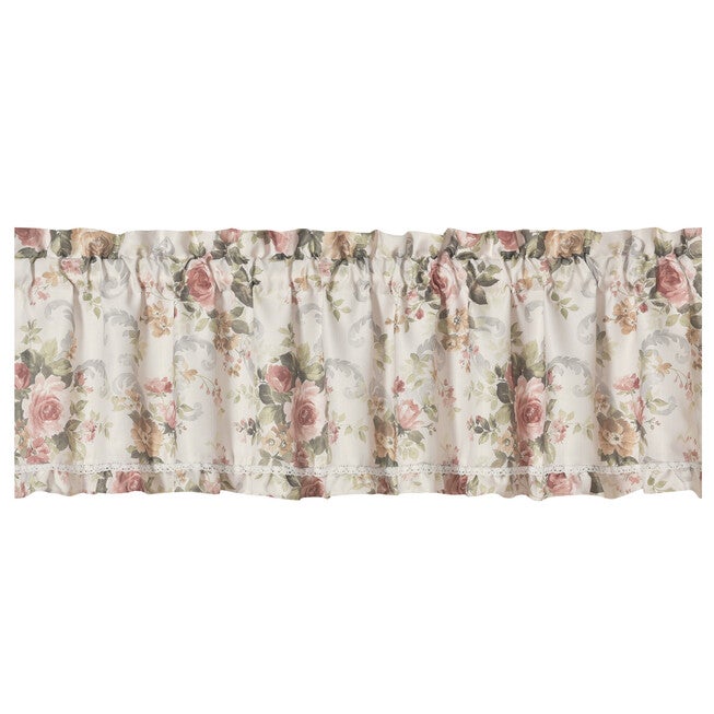 Chablis Window Straight Valance, ROSE GOLD, alternate image number 2