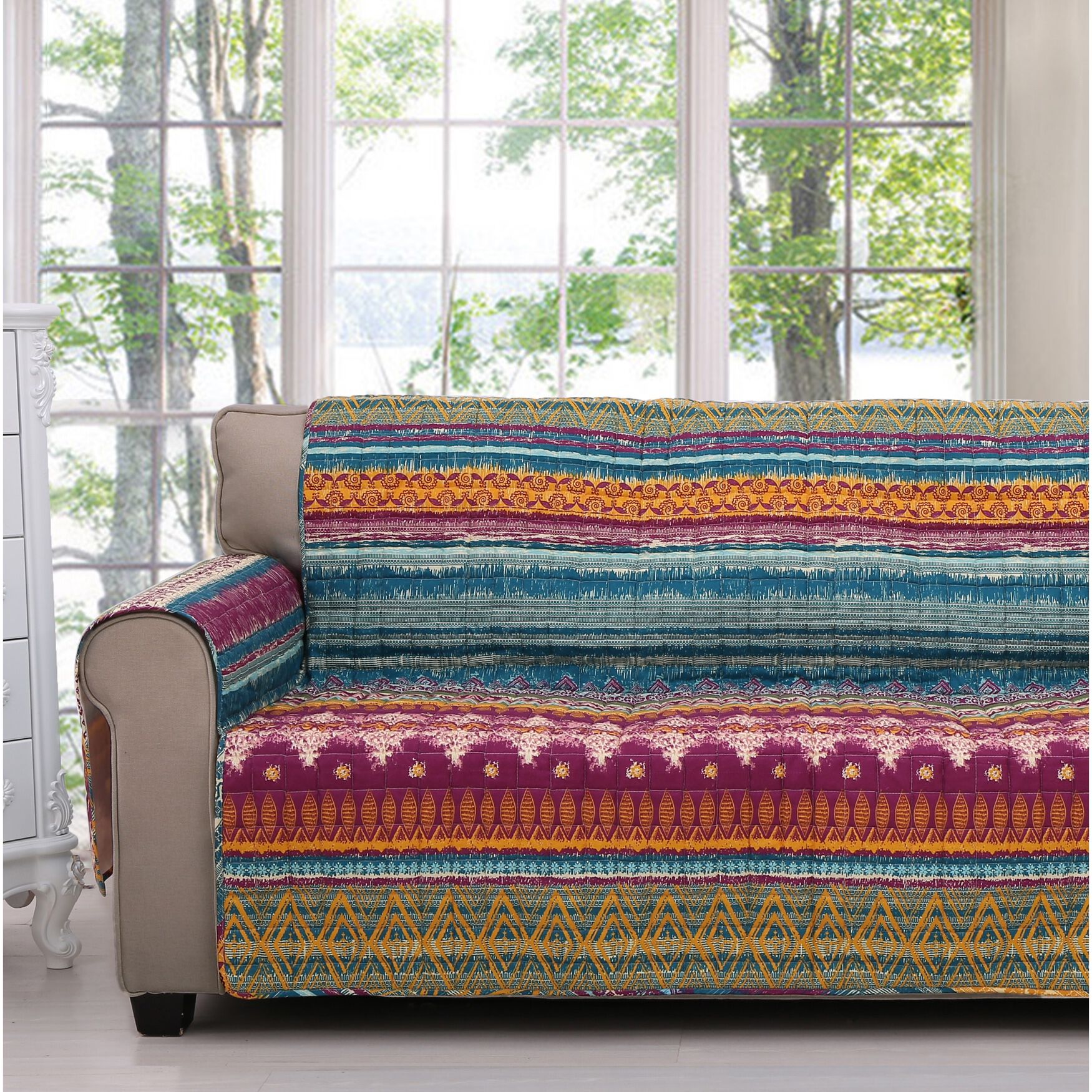 Southwest Arm Chair Protector, , on-hover image number 1