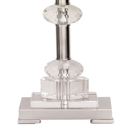 Silver Metal Glam Table Lamp, , alternate image number null