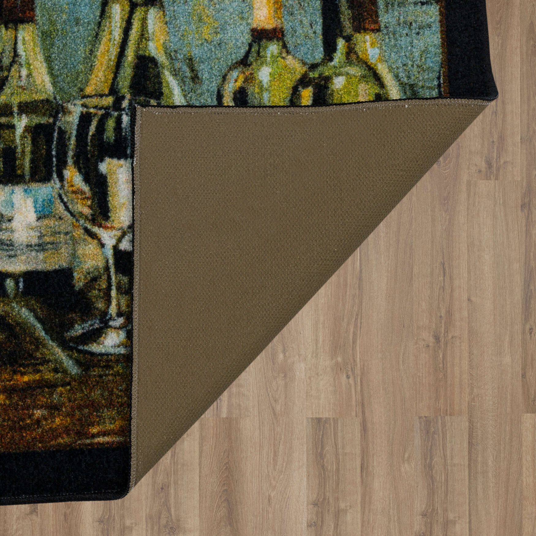 Wine Pairs Multi Kitchen Rug, , alternate image number 2